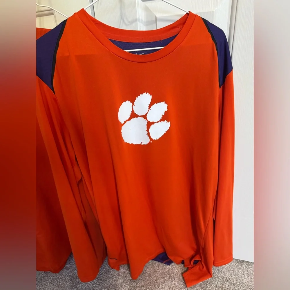 Clemson Nike Men's Tees - White, Gray, Orange XL - Picture 6 of 7